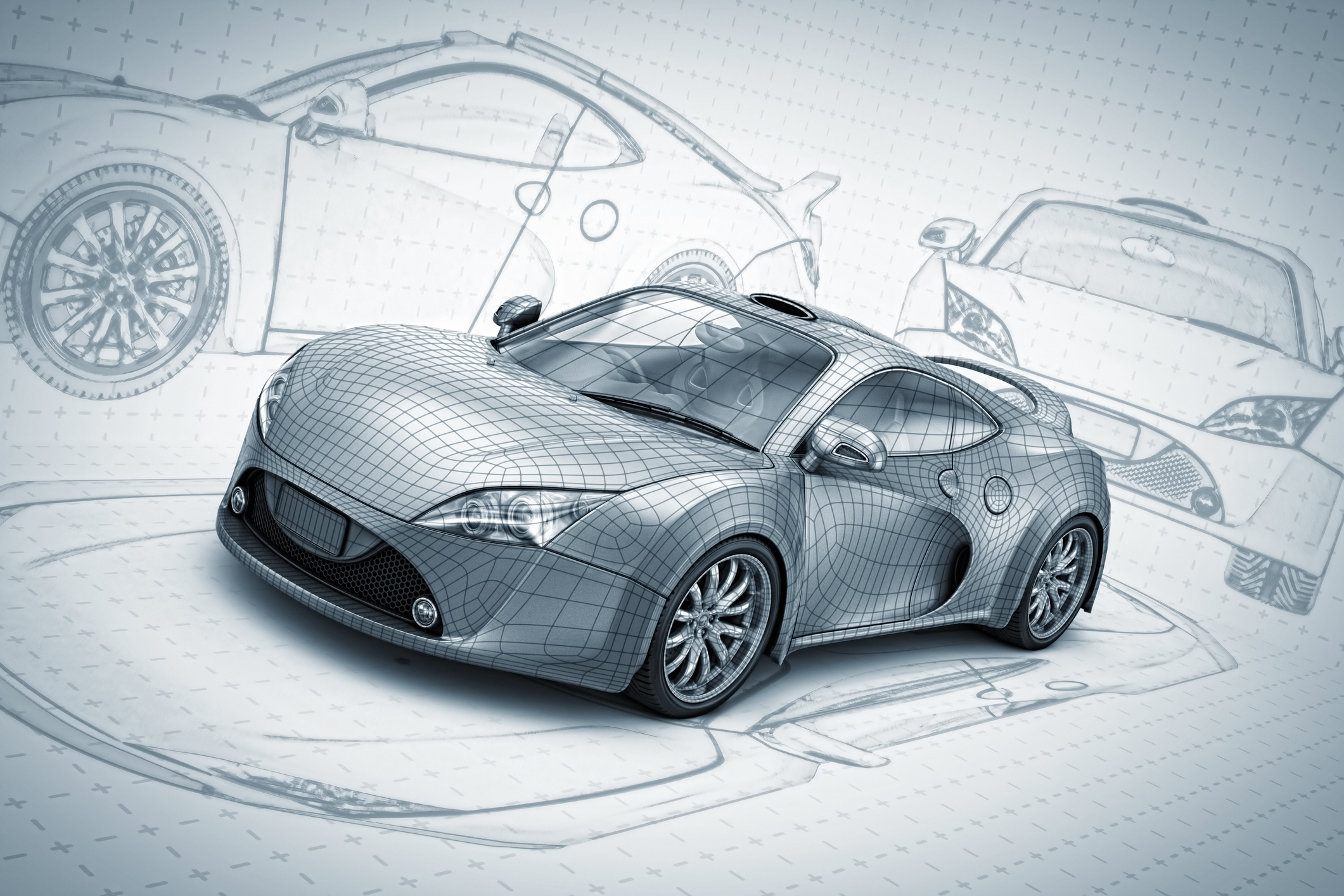 3Dのカーデザイン